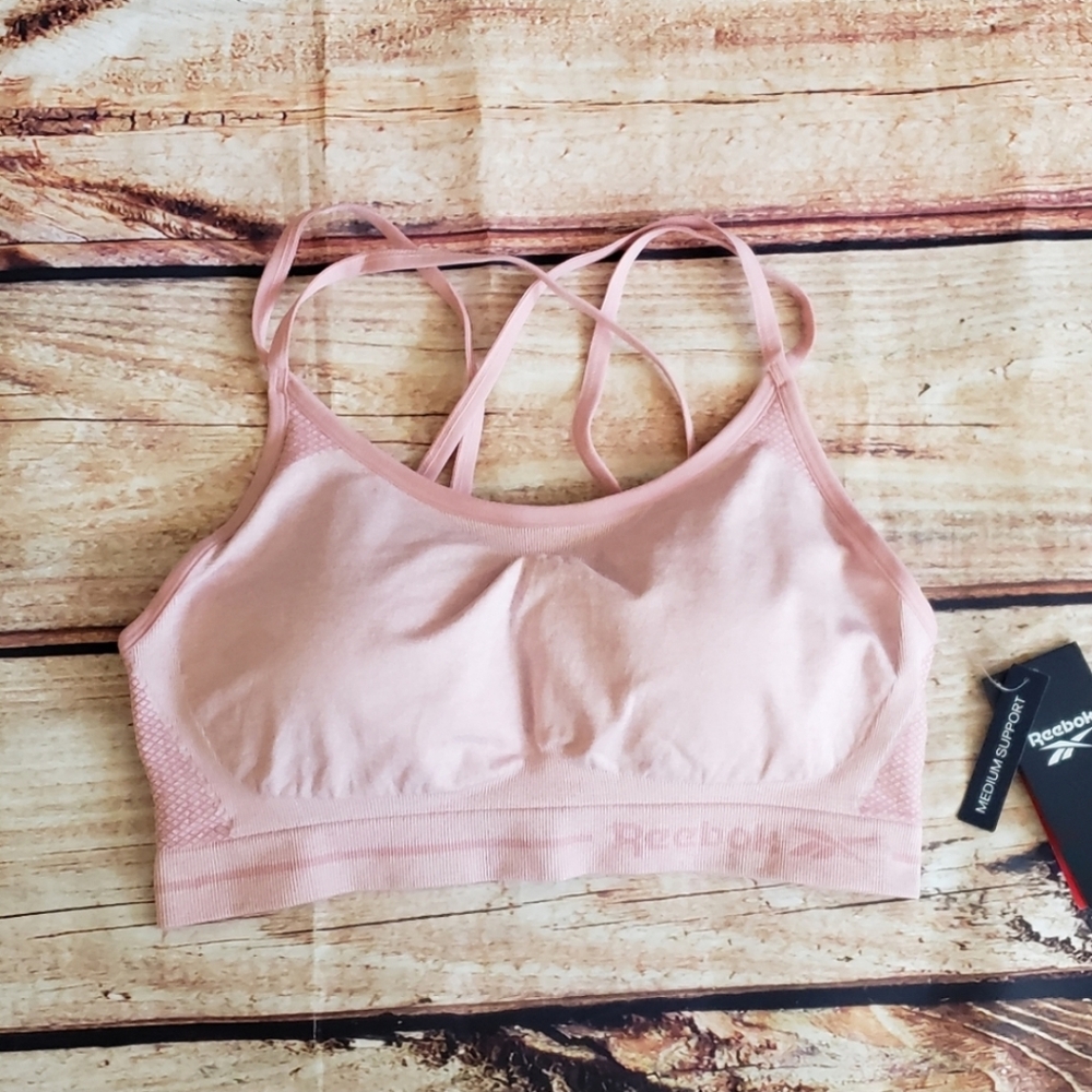 Reebok Women's Pink Sports Bra